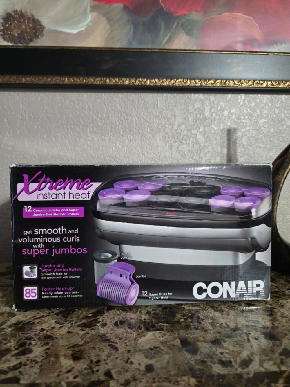Conair Xtreme Instant Heat Jumbo Ceramic Hot Rollers Hair Setter